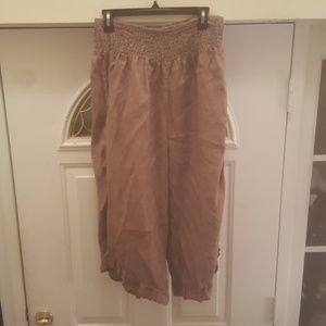 Linen Capris/Cropped Pants